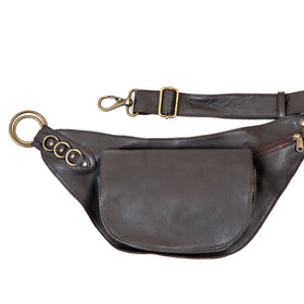 Leather Nelya Belt | Falcon Brown